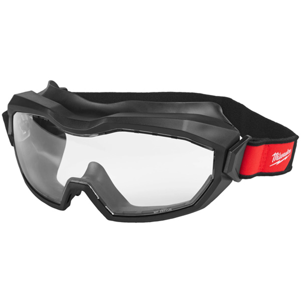 Milwaukee Occhiali di Protezione a Maschera Ventilati Lente Incolore - MILWAUKEE